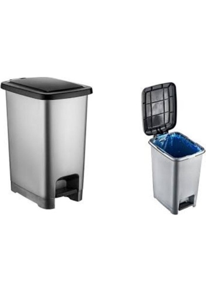 Plastik Pedallı 40 Lt Slim Çöp Kovası Yeni FMA07818 fiyatları