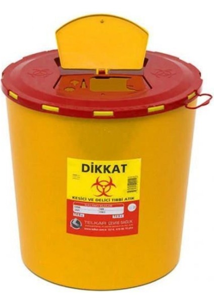 Tıbbi Atık Kovası 10 Lt 3 Adet