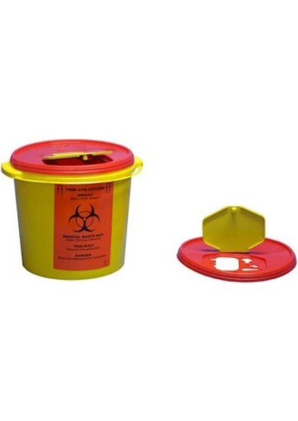 Tıbbi Atık Kovası 10 Lt 3 Adet