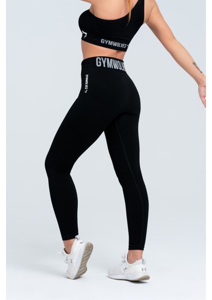 Dikişsiz Spor Tayt | Siyah | Seamles Leggings |