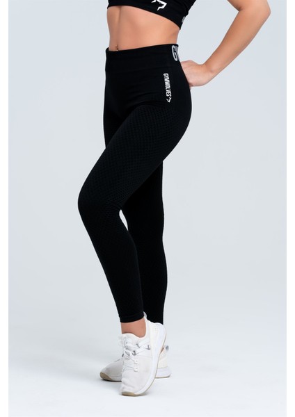 Dikişsiz Spor Tayt | Siyah | Seamles Leggings |