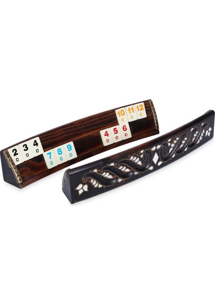 Beyaz Sedef Kakma Telkari Işlemeli Oymalı Ahşap Oval Okey Takımı Veston Oyun Seti fiyatları