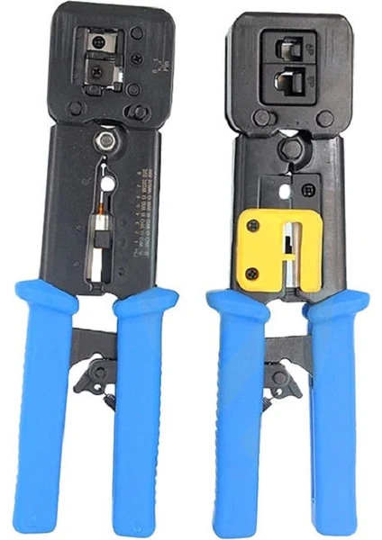 RJ45 Cat6 Ez Plug Yeni Nesil Makaslı Pense, RJ11, RJ12, RJ45