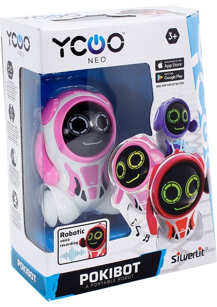 Pokibot Robot Pembe indirimleri