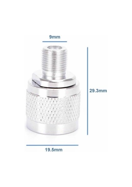 Roba N Tip Erkek To F Tip Dişi Soket Adaptör Konnektör 0-6ghz Rf Wi-Fi Anten Fpv Lora Helium Router 4g