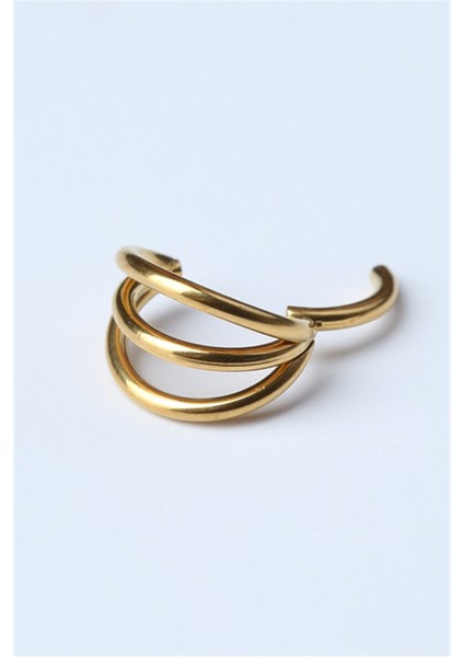 Üç Sıra Gizli Kilit Halka Gold Piercing fiyatları