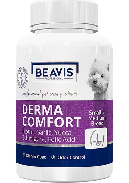 Derma Comfort Small Medium Breed 75 gr 150 Tablet