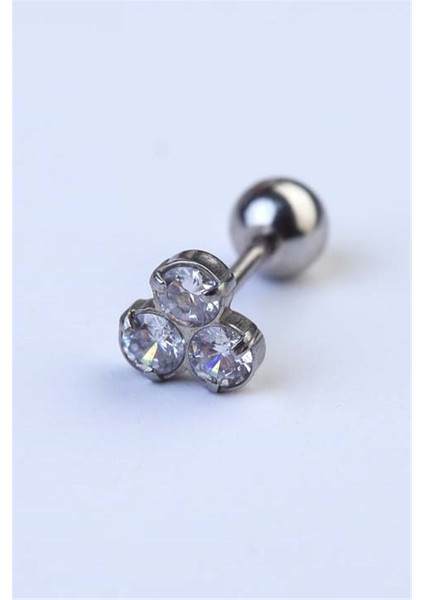 Üzüm Model Büyük Boy Silver Piercing