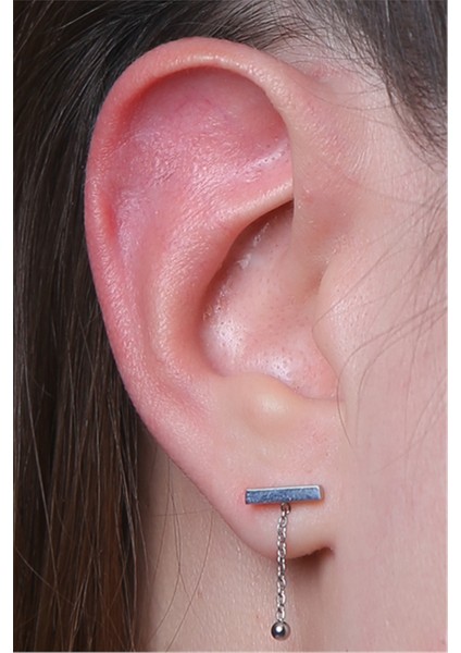 Sutün Sallantı Silver Piercing
