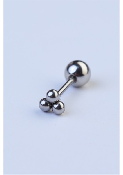 Üç Top Silver Piercing