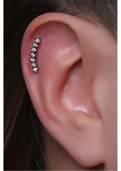 Yedili Arc Silver Piercing fırsatları