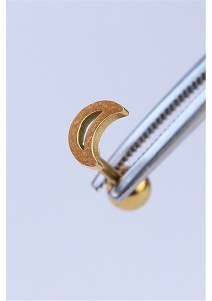 Midi Ay Silver Piercing