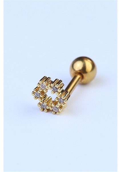 Taç Çiçek Gold Piercing