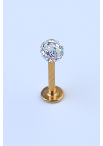 Disco Labret Gold Piercing