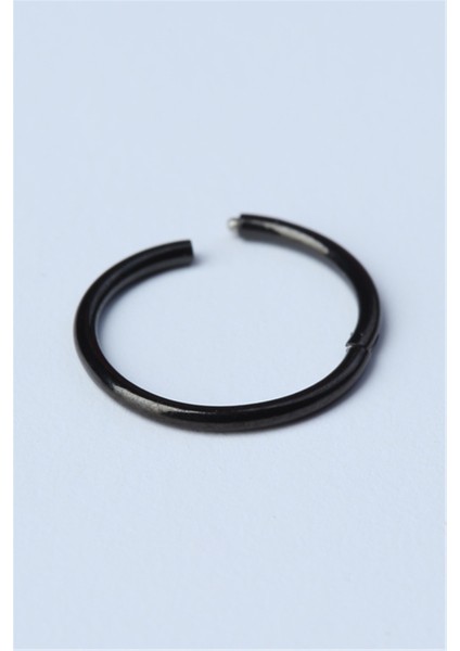 Düz Gizli Kilit Orta Boy Halka Siyah Piercing fiyatları