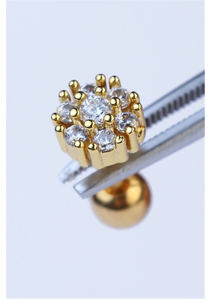 Kar Tanesi Gold Piercing