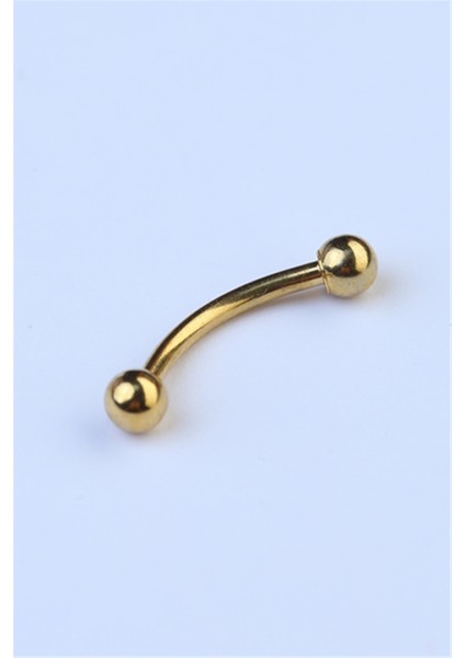 Düz Kaş & Rook Gold Piercing