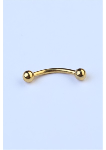 Düz Kaş & Rook Gold Piercing