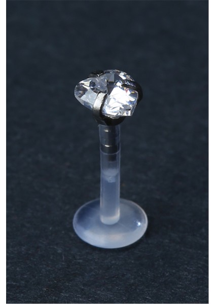 Kalpli Taş Labret Tedavi Piercing