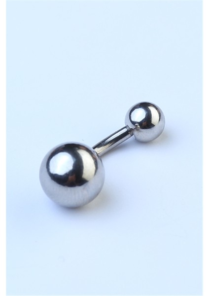 Düz Göbek Silver Piercing