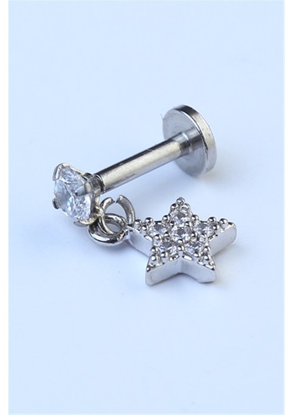 Sallantı Yıldız Labret Silver Piercing fiyatları
