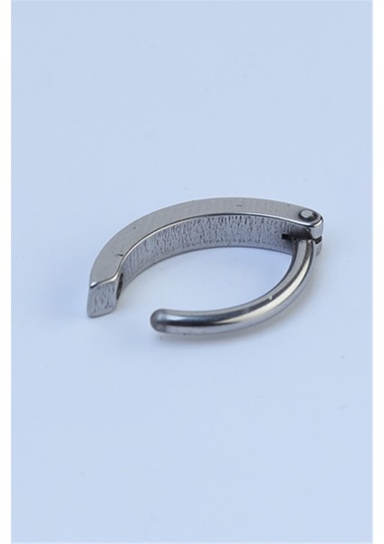 Tam Tur Elips Göbek Silver Piercing