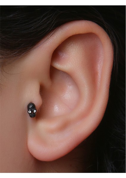 Kurukafa Model Siyah Piercing