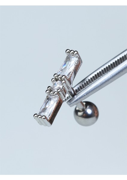 Uzun Xl Baget Silver Piercing