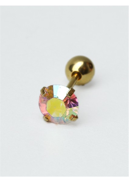 Yuvarlak Rainbow Gold Piercing