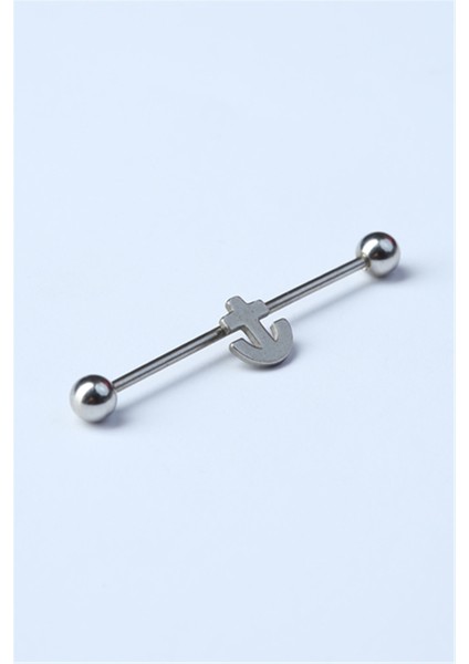 Çapa Model Köprü Silver Piercing