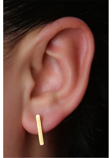 Üçgen Model (Küpe) Gold Piercing