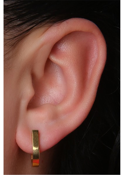 U Model (Küpe) Gold Piercing
