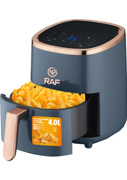 Npo Raf R5007 Dokunmatik Ekran 4.0l Airfryer 1500W Yağsız Kızartma & Sıcak Hava Fritözü