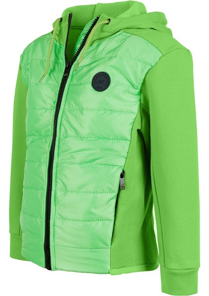 Unisex Çocuk Fermuarlı Cepli Mont