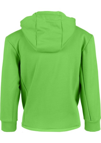 Unisex Çocuk Fermuarlı Cepli Mont