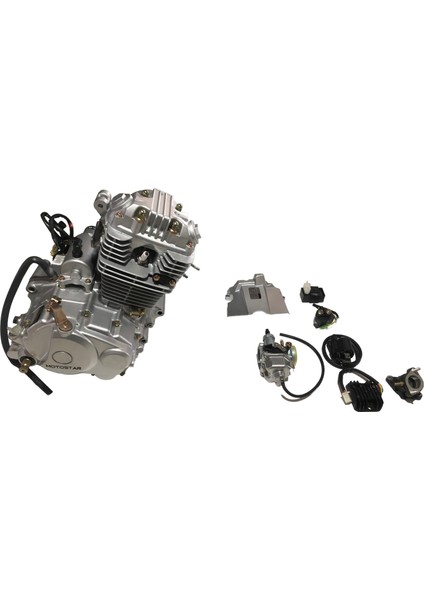 Kelle Alt Motor Komple Cg 125 Eksantrik Zincirli