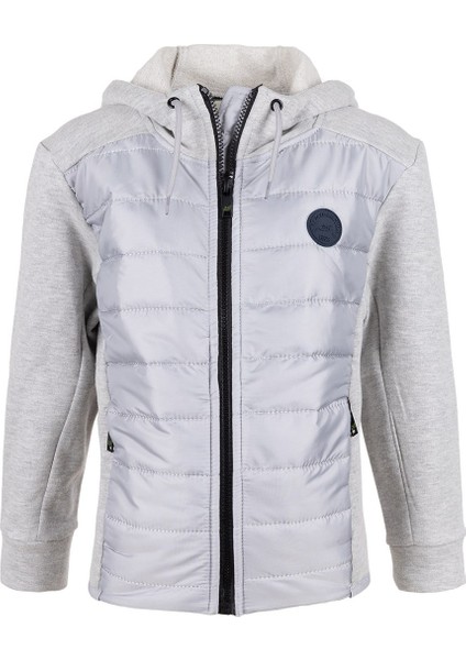 Unisex Çocuk Fermuarlı Cepli Mont