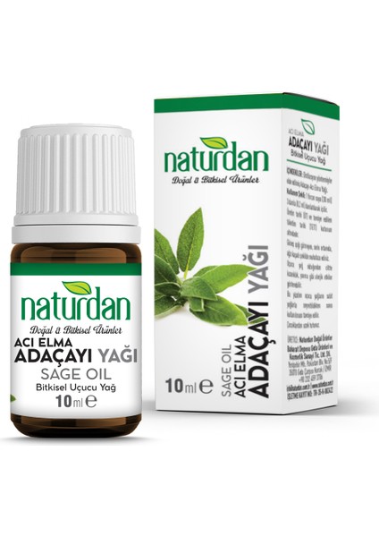 Adaçayı Acı Elma Yağı 10 ml