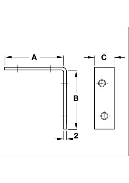 Leroy L Köşe Bağlantı Elemanı 15X25X25 mm 8'li Avantaj Paket modelleri