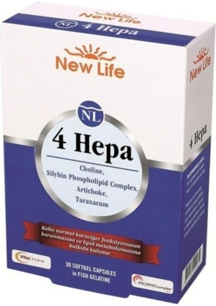 New Life Newlife 4 Hepa 30 Yumuşak Kapsül