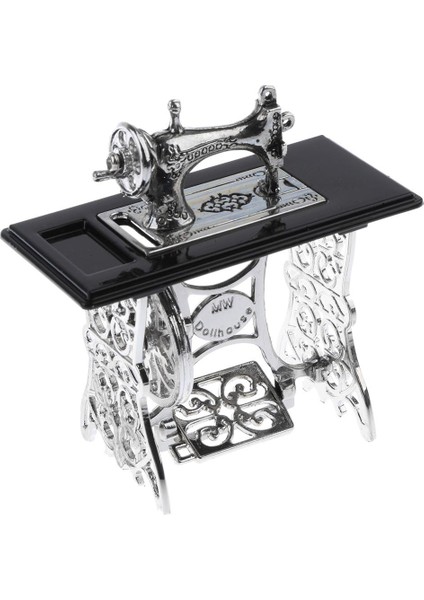 1/12 Ölçekli Dollhouse Minyatür Mobilya Metal Dikiş Makinesi (Yurt Dışından)