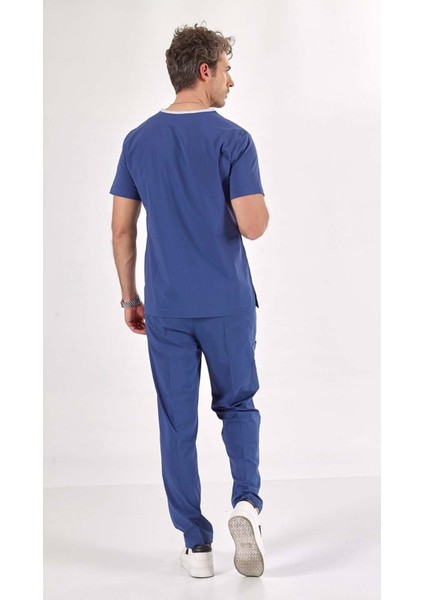 Fırtına Mavi U-Flex Likralı Scrubs Takım fiyatları