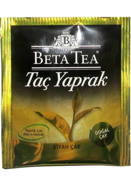 Beta Tea Taç Yaprak Türk Çayı Bardak Poşet 25 x 2 gr