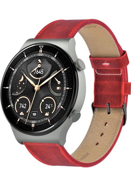 Huawei Watch Deri Kordon 22mm 46mm Watch GT4 Gt 2 3 4 5 Pro Se 2e Huawei Watch 4 Pro Ultimate Elite Gt2 E Gt2e Gt2pro Gt3 Pro Gt3pro Deri Kordon Kayış Kırmızı fiyatları