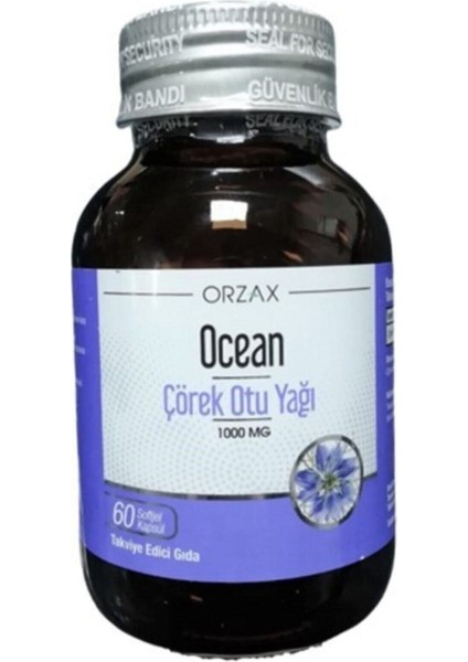 Ocean Ocean Orzax Çörek Otu Yağı 60 Kapsül