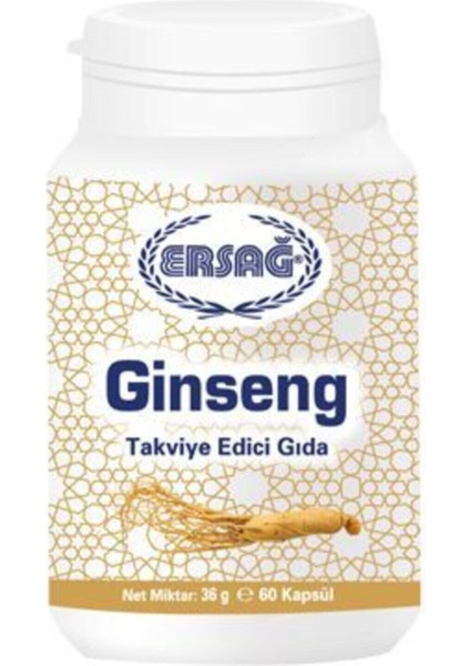 Ginseng Gıda Takviyesi -60 Kapsül