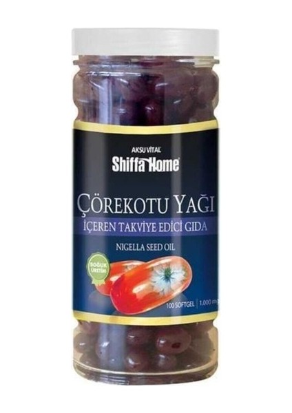 Çörekotu Yağı Softjel 1000 Mg 100 Kapsül