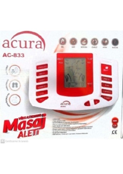 AC-833 Ultra Elektronik Masaj Aleti