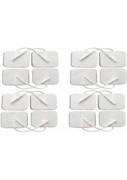Tens Pedi Elektrodu 5x5 cm (Kare) 4'lü 10 Paket (Pakette 40 Adet) Elektrodu 5x5 cm
