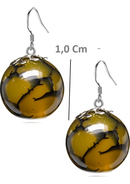 Ejderha Yeşil Akik Doğal Taş Küpe fiyatları